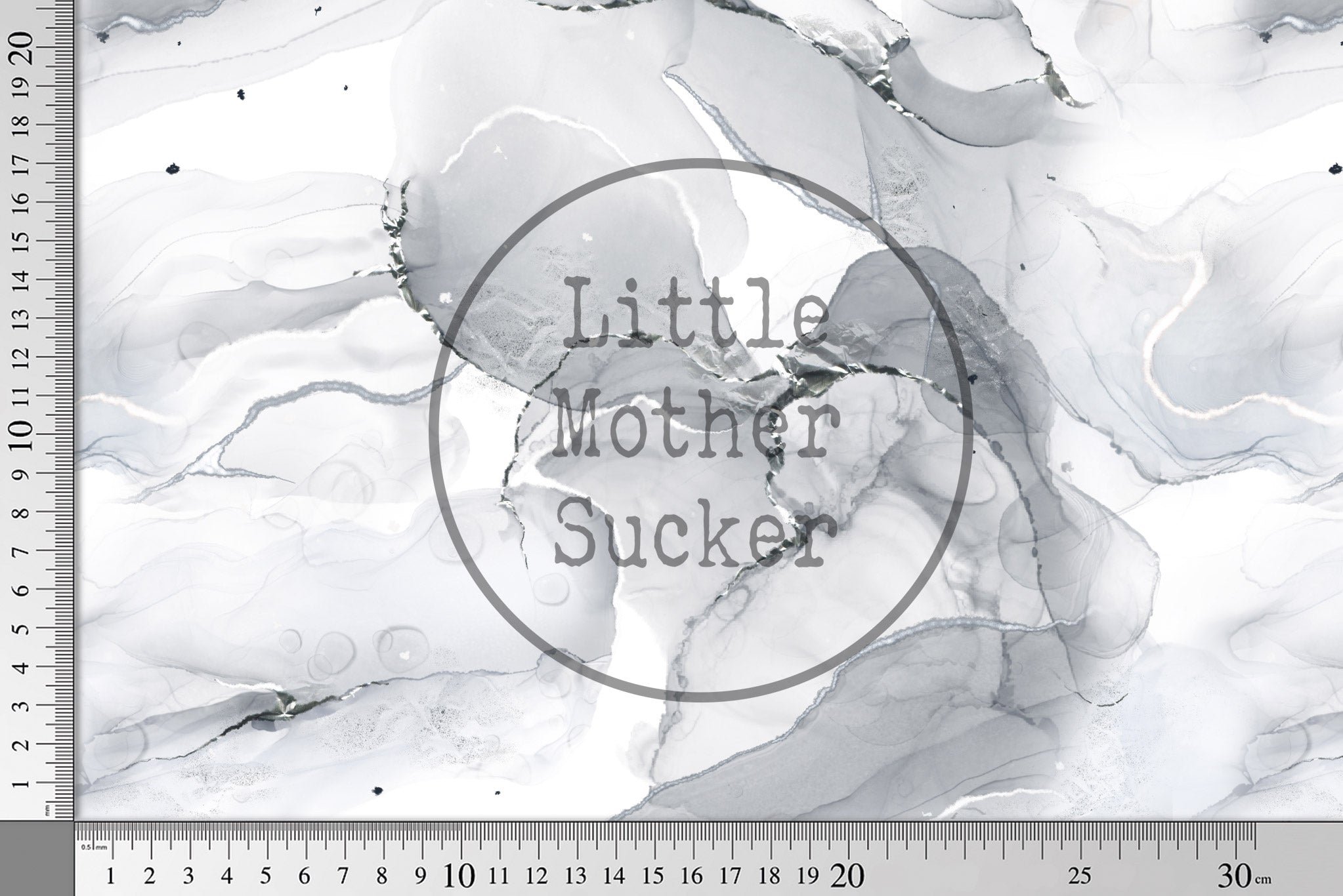 Premium Wintersweat "Marble" diamond 0,5 m