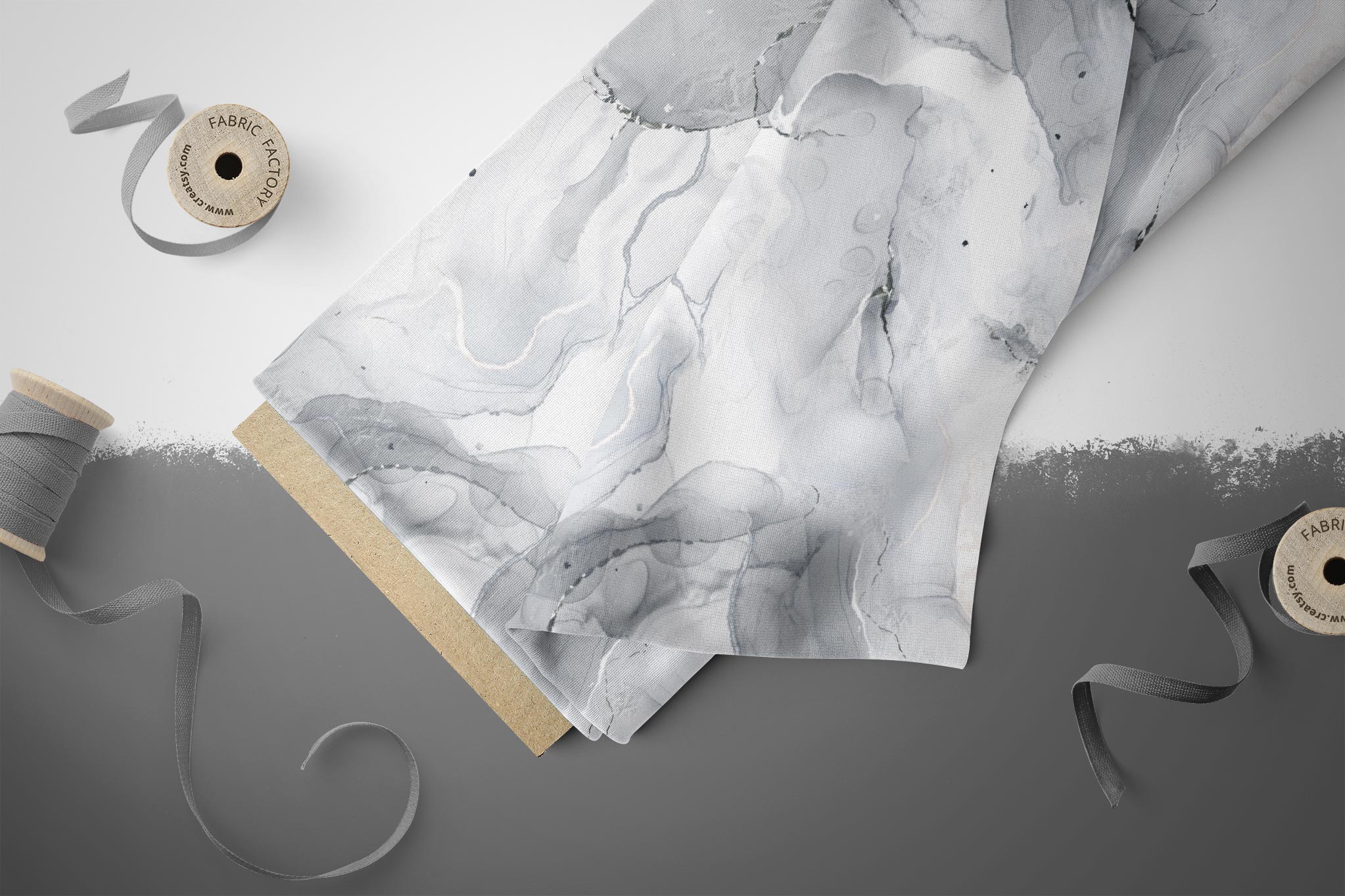 Premium Wintersweat "Marble" diamond 0,5 m