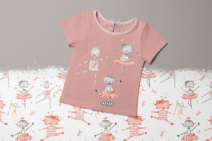 Bügelbild "Belle Collection" Roboter Set