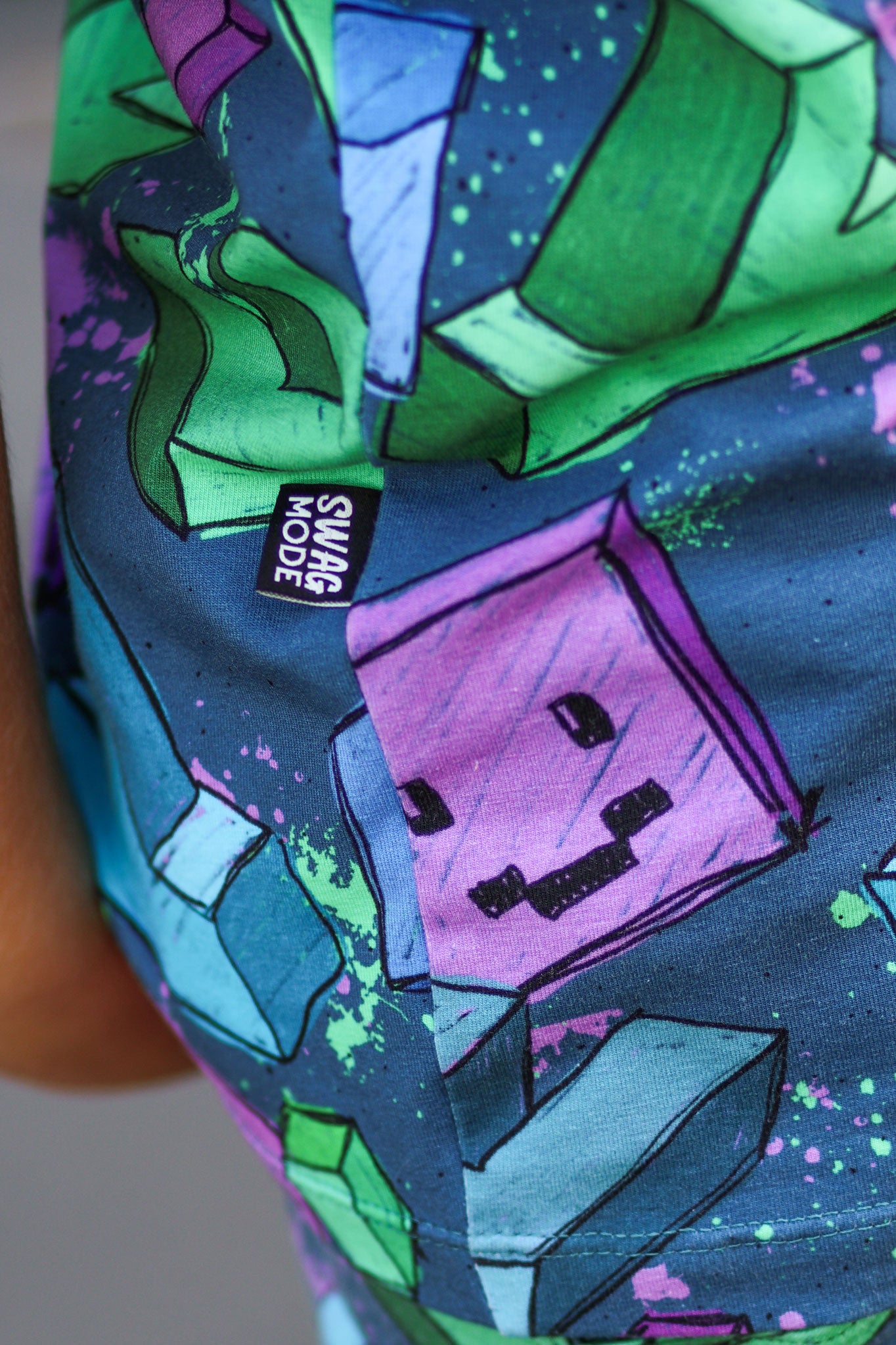 Supersoft Premium BIO Jersey "Block Scratch" groß 0,5 m