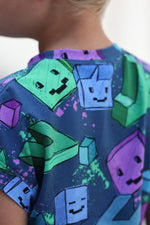 Lade das Bild in den Galerie-Viewer, Supersoft Premium BIO Jersey &quot;Block Scratch&quot; groß 0,5 m
