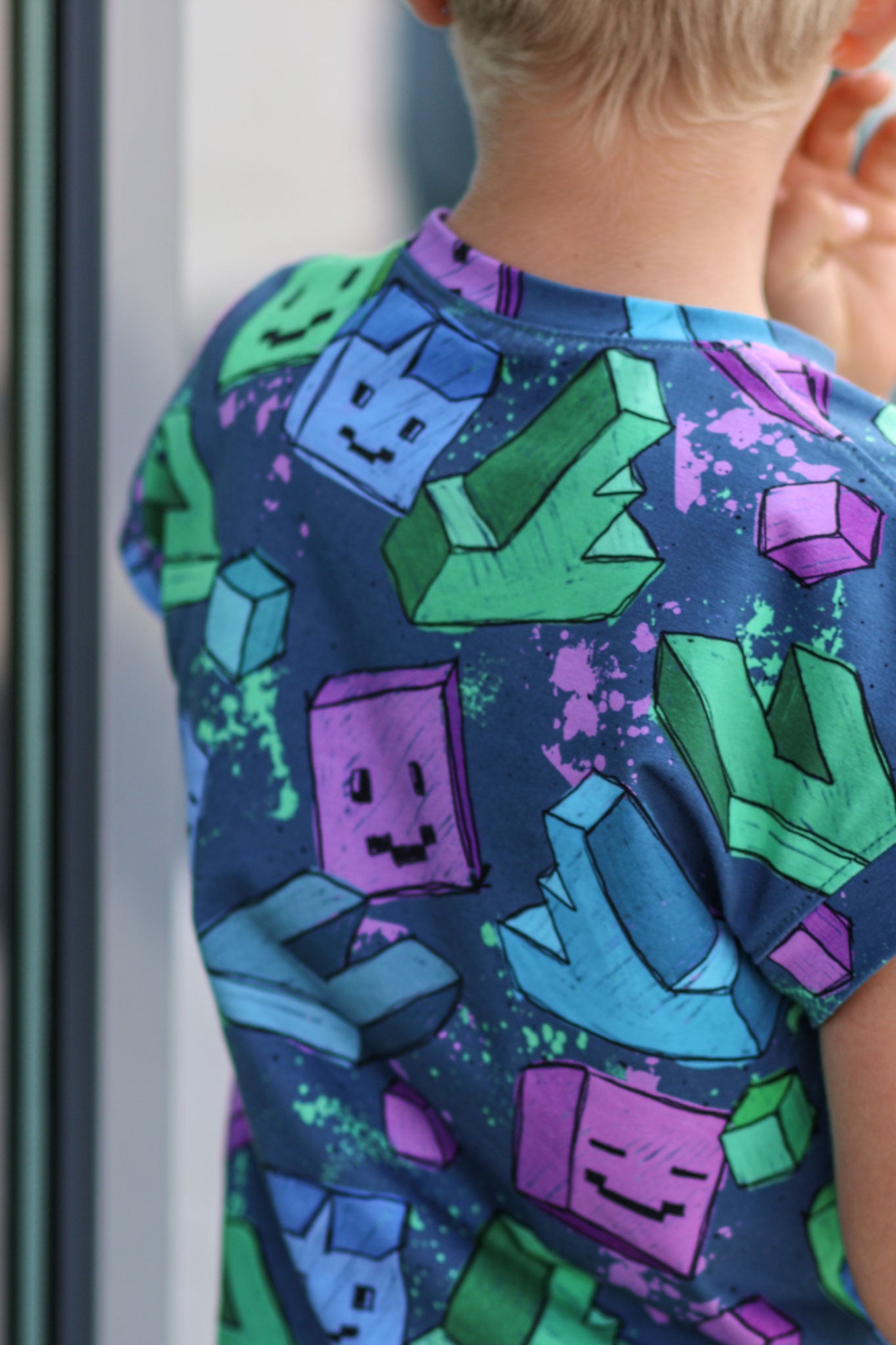 Supersoft Premium BIO Jersey "Block Scratch" groß 0,5 m