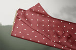 Lade das Bild in den Galerie-Viewer, Supersoft Premium BIO French Terry &quot;Briar and Pine&quot; Polka Red 0,5 m
