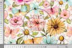 Lade das Bild in den Galerie-Viewer, Supersoft Premium BIO Jersey "Penelope" Butterfly Floral cream 0,8 m Rest
