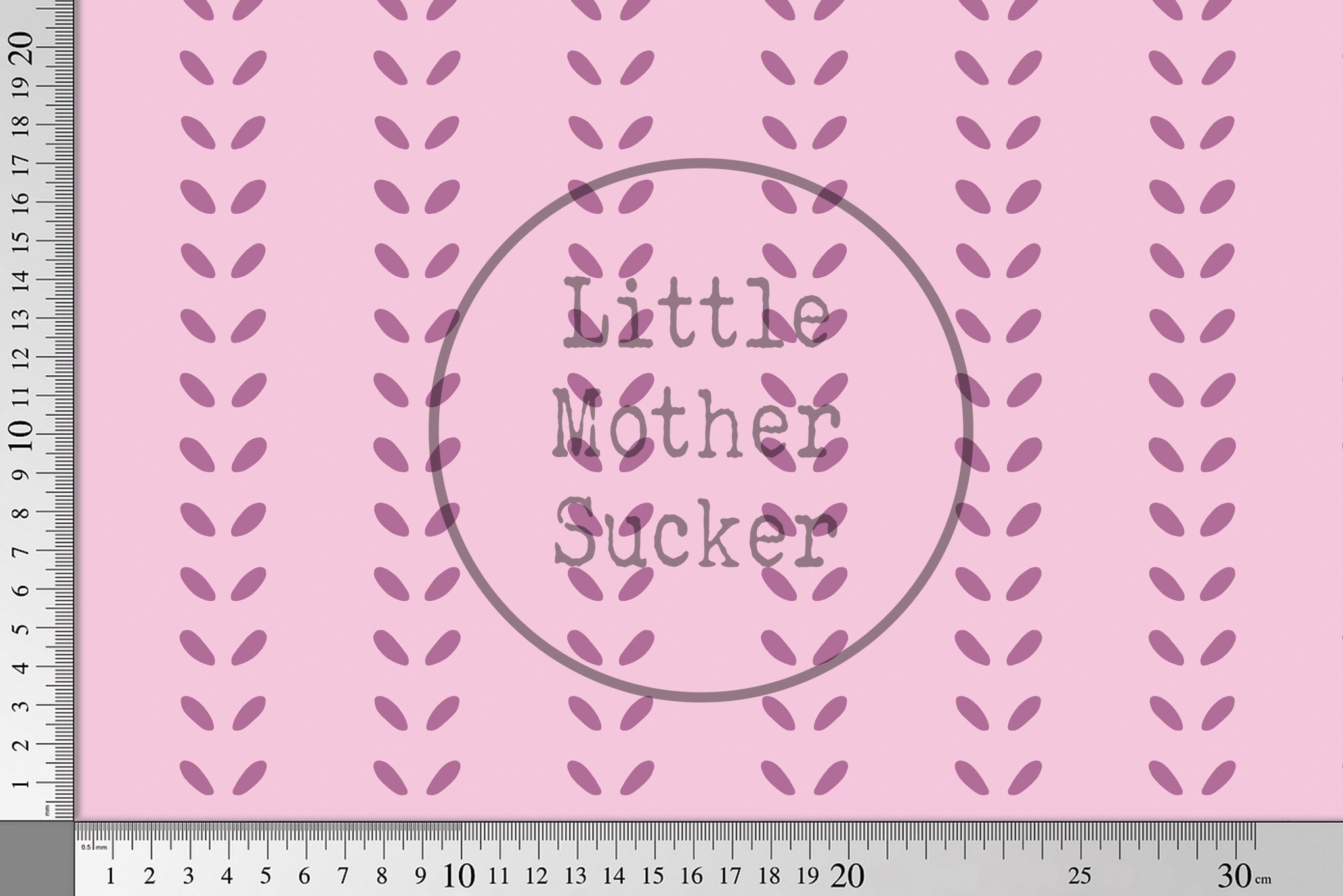 Lycra UV50+ "Wildflower Fields" dash stripe pink 0,5 m