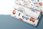 Lade das Bild in den Galerie-Viewer, Frottee Jersey &quot;Motor Adventure&quot; Emergency 0,5 m
