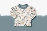 Lade das Bild in den Galerie-Viewer, Premium BIO Jersey &quot;Pete Penguin&quot; 0,9 m Rest
