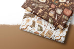 Lade das Bild in den Galerie-Viewer, Premium BIO Jersey &quot;School of Magic&quot; Helga caramel 0,5 m
