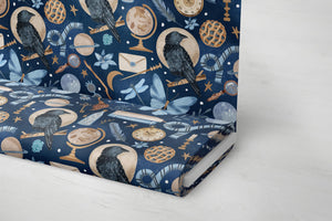 Premium BIO Jersey "School of Magic" Love midnight 0,5 m