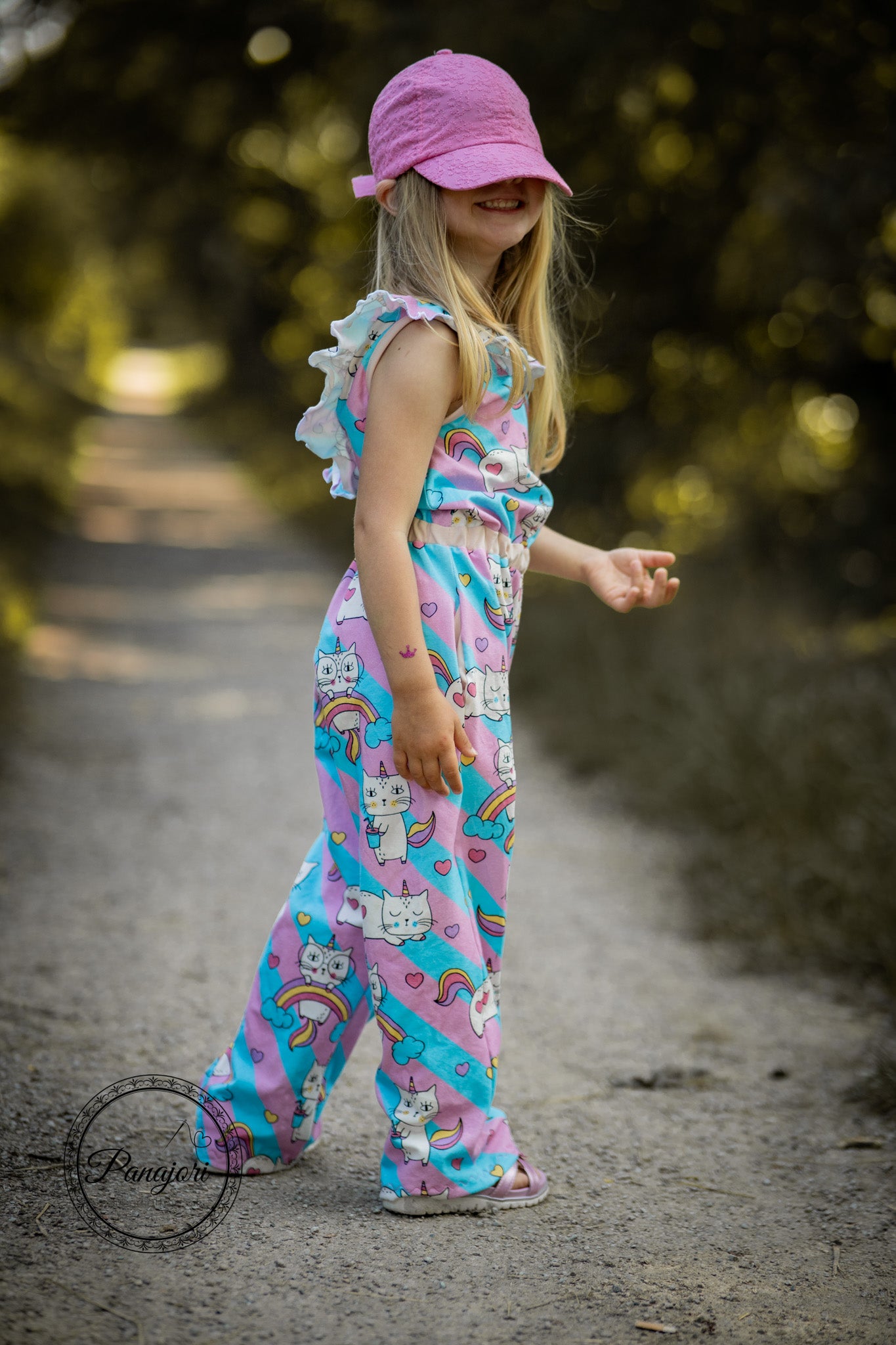 Supersoft Premium Jersey "Rainbow Unicorn Kitty" klein 0,5 m