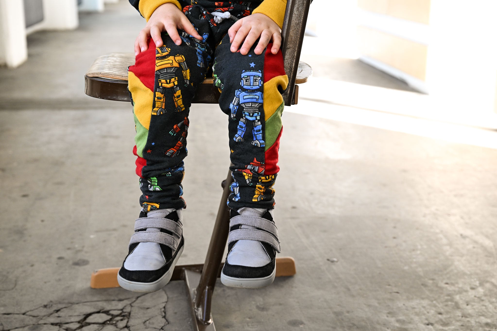 Supersoft Premium French Terry "Super Robo" groß 0,65 m Rest