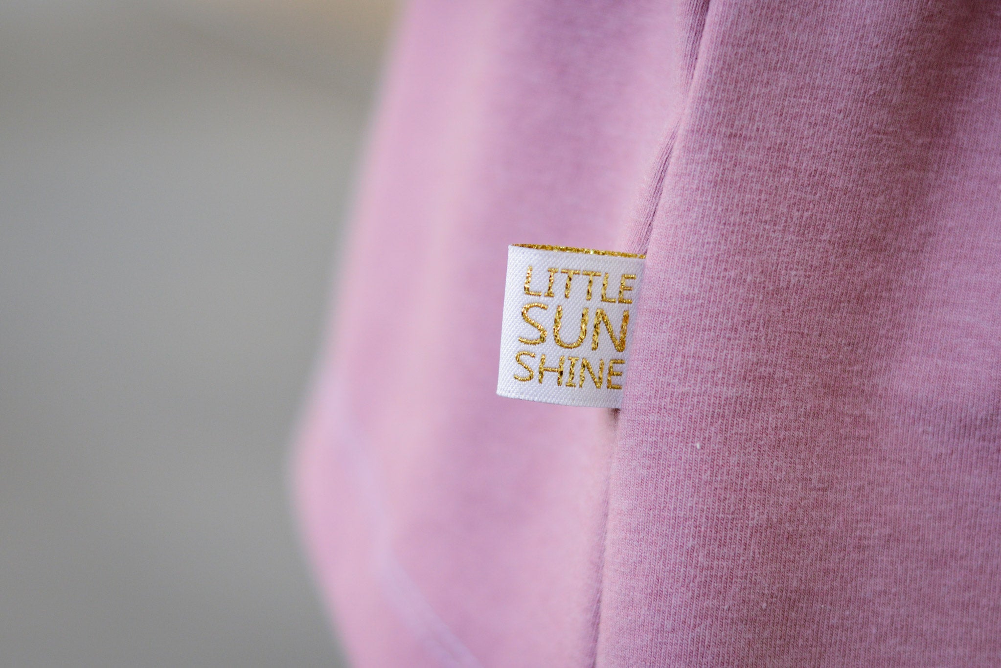 Webetiketten Little Sunshine GOLD (10 Stück)