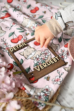 Lade das Bild in den Galerie-Viewer, Supersoft Premium BIO Jersey "Kirschkätzchen" groß 0,5 m
