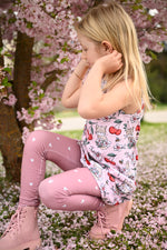 Lade das Bild in den Galerie-Viewer, Supersoft Premium BIO Jersey "Kirschkätzchen" Herzchen blush 0,5 m
