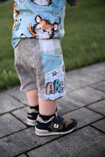 Lade das Bild in den Galerie-Viewer, Supersoft Premium BIO Jersey "Schultiger" ABC groß 0,5 m
