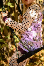 Lade das Bild in den Galerie-Viewer, Design "Leopard Zeit" magenta 0,5 m
