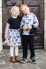 Lade das Bild in den Galerie-Viewer, Supersoft Premium French Terry "Bat Cat" 0,5 m
