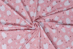 Lade das Bild in den Galerie-Viewer, Lycra &quot;Strawberry Patch&quot; pink strawberry 0,5 m
