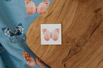 Lade das Bild in den Galerie-Viewer, Kunstleder Patch &quot;Josephina Schmetterling 3&quot; 3,5 x 3,5 cm
