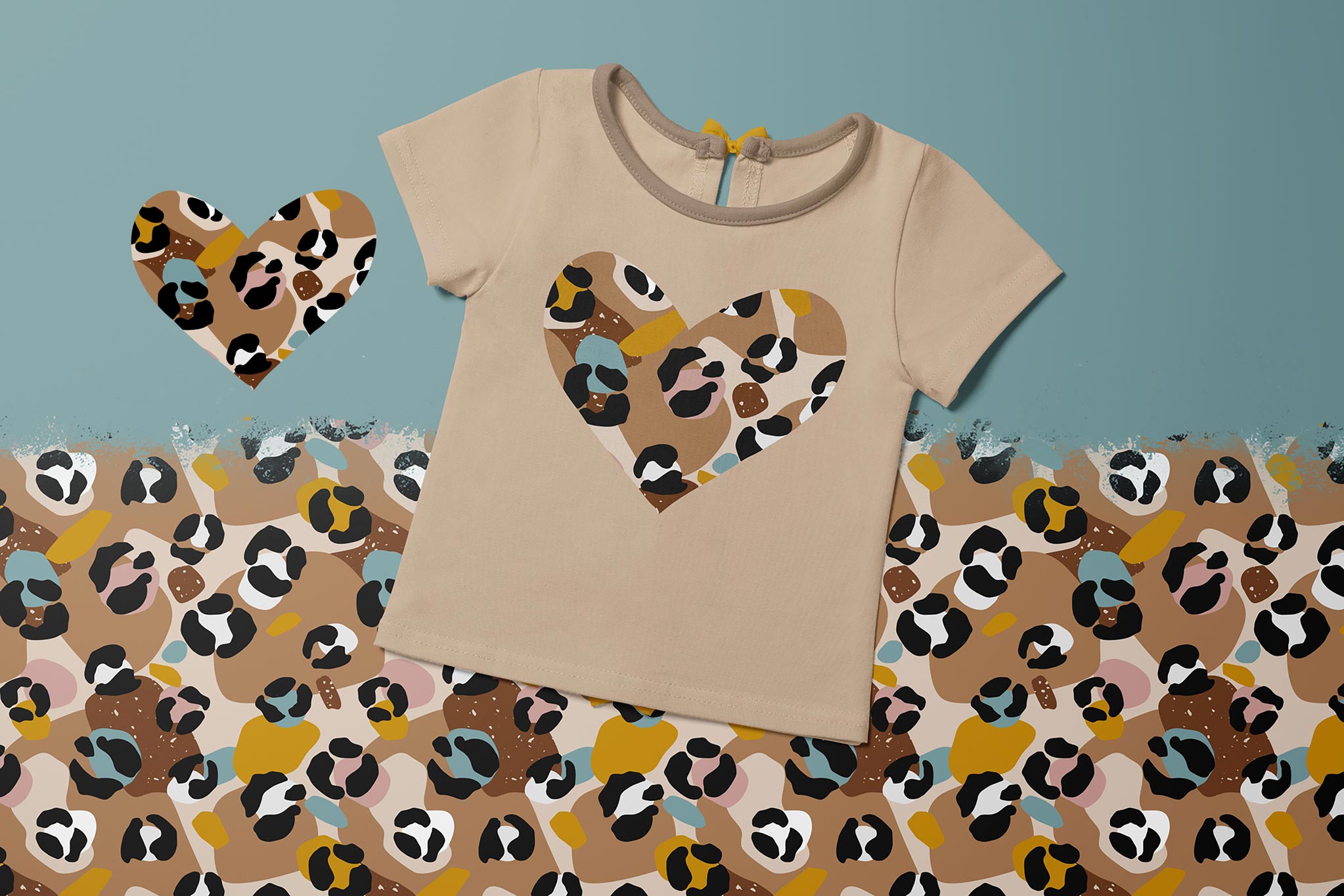 Bügelbild "Leo Collection" Herz