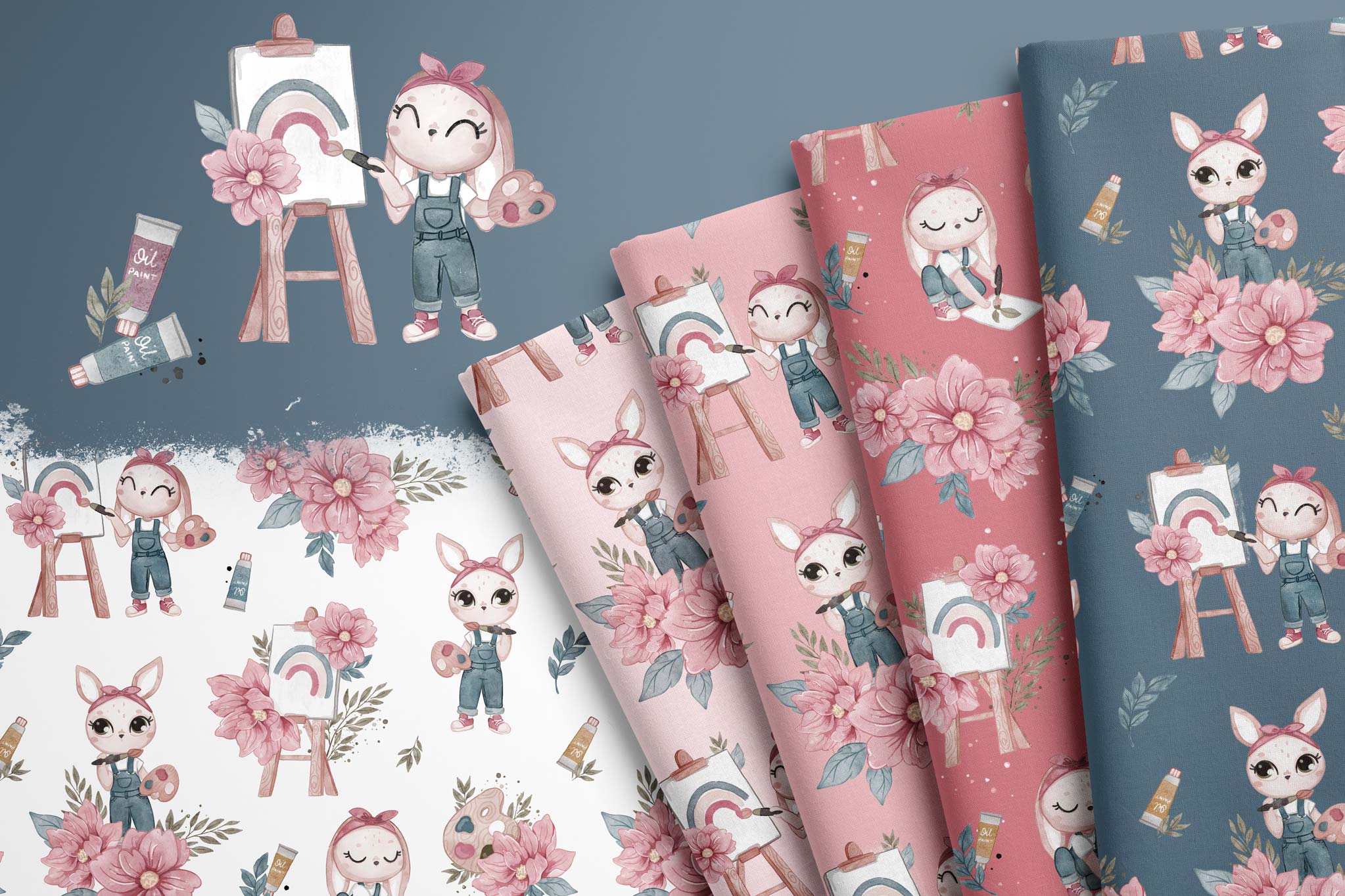 Design "Artist Bunny" Collection 0,5 m