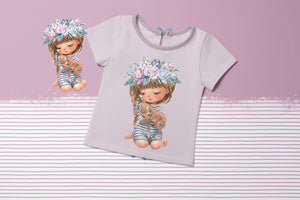 Bügelbild "Fawn Collection" Pastel
