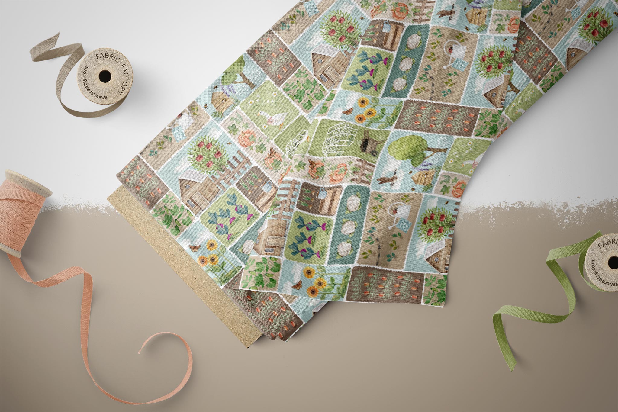 Premium BIO Jersey "Cottage Garden" 0,5 m