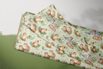 Lade das Bild in den Galerie-Viewer, Supersoft Premium BIO French Terry "Cosy Capybara" 0,5 m
