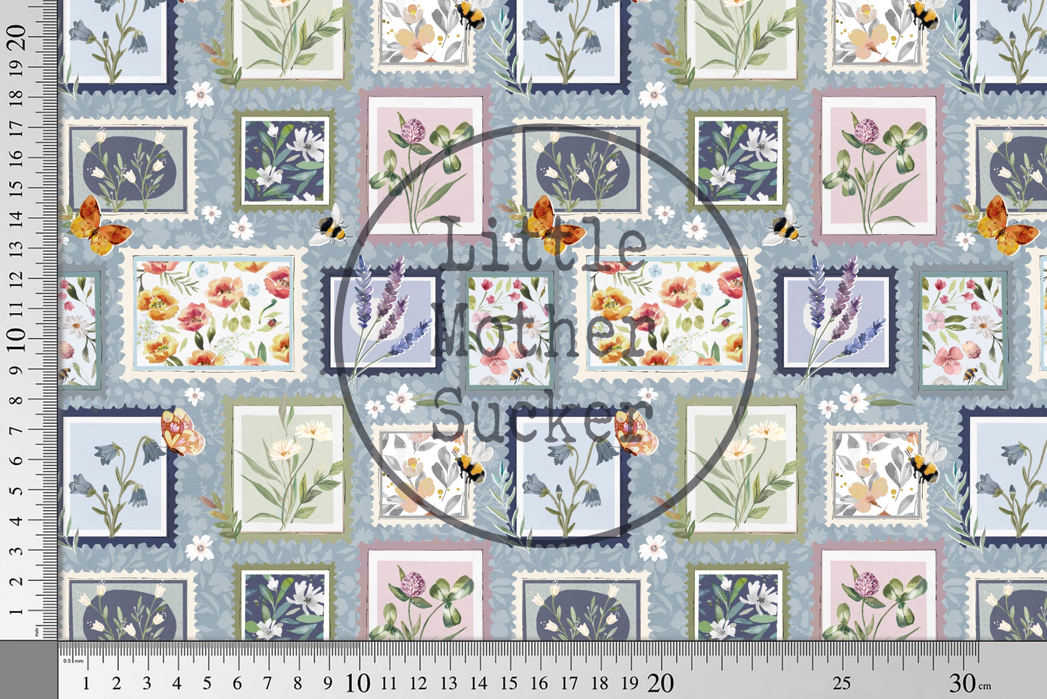 Design "Floral Stamps" 0,5 m