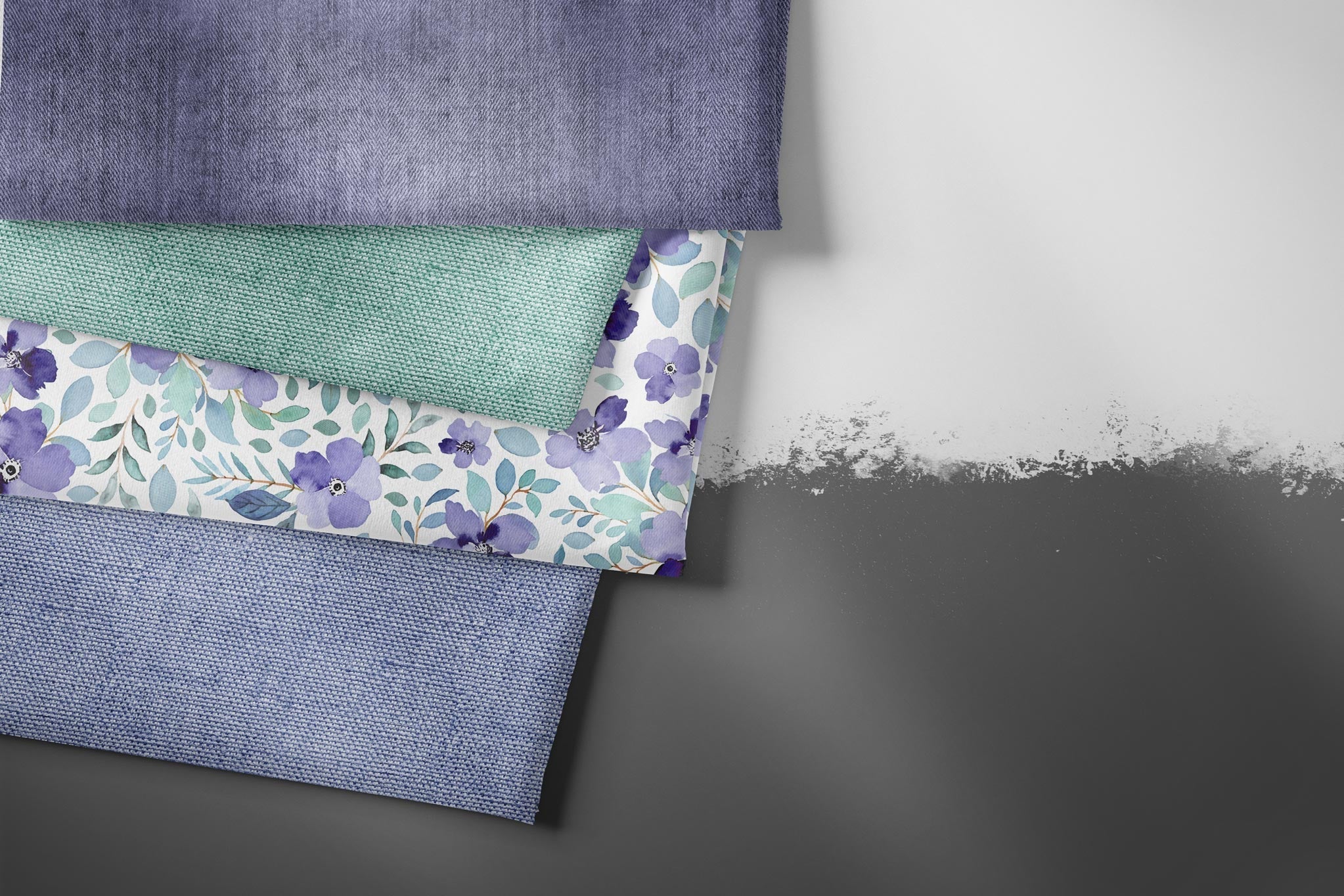 Premium BIO French Terry "Beautiful Burlap" Jungle 0,75 m Rest