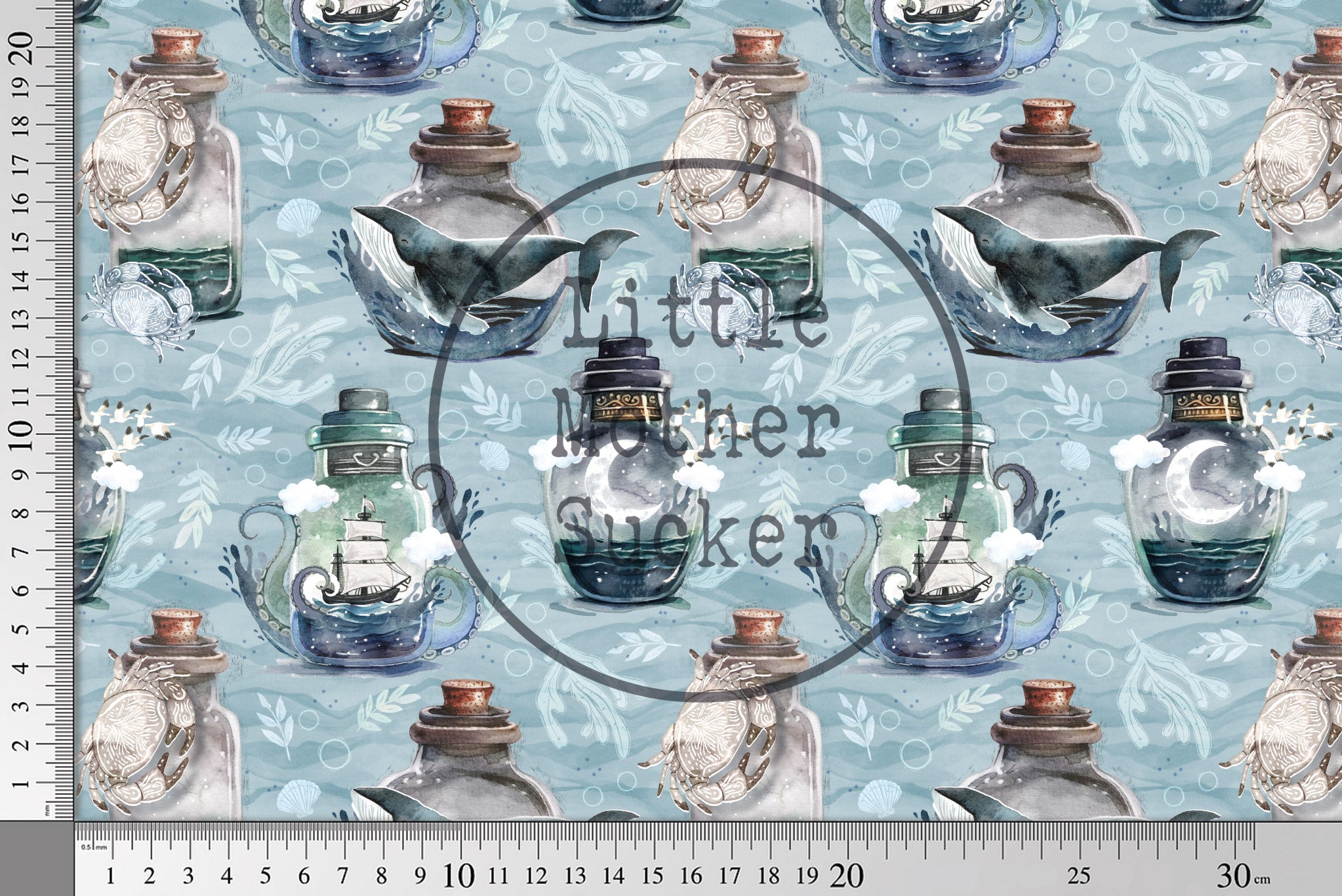 Design "Nautical Bottles" sea 0,5 m