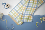 Lade das Bild in den Galerie-Viewer, Supersoft Premium BIO French Terry "Puddleduck" Gingham 0,5 m
