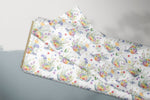 Lade das Bild in den Galerie-Viewer, Supersoft Premium BIO French Terry "Rainbow Snails" 0,5 m
