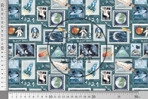 Design "Space Walk Stamps" COLLECTION 0,5 m