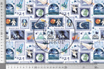 Lade das Bild in den Galerie-Viewer, Design &quot;Space Walk Stamps&quot; COLLECTION 0,5 m
