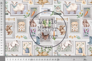BIO French Terry "Spring Cottage" Silk 0,5 m Lager