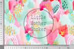 Lade das Bild in den Galerie-Viewer, Supersoft Premium Jersey "Aurora" Abstrakt Watermelon groß 0,5 m

