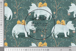 Lade das Bild in den Galerie-Viewer, Frottee Jersey "Dino Garten" Collection 0,5 m
