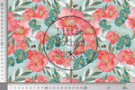 Lade das Bild in den Galerie-Viewer, Lycra &quot;This too shall pass&quot; duck egg mit Text 0,5 m
