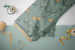Lade das Bild in den Galerie-Viewer, Supersoft Premium BIO French Terry "Drache im Wind" klein 0,5 m

