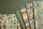 Lade das Bild in den Galerie-Viewer, Supersoft Premium BIO French Terry "Lichterwald" groß 0,5 m
