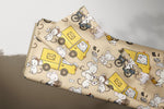 Lade das Bild in den Galerie-Viewer, Supersoft Premium BIO French Terry "Mäusepost" groß 0,5 m

