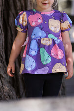 Lade das Bild in den Galerie-Viewer, Supersoft Premium BIO Jersey &quot;Scratchifruit&quot; groß 0,5 m
