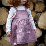 Lade das Bild in den Galerie-Viewer, Premium BIO French Terry &quot;Jeansoptik&quot; berry 0,5 m Lager
