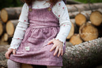 Lade das Bild in den Galerie-Viewer, Premium BIO French Terry &quot;Jeansoptik&quot; berry 0,5 m Lager
