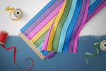 Lade das Bild in den Galerie-Viewer, Frottee Jersey "Rainbow Wellies" Collection
