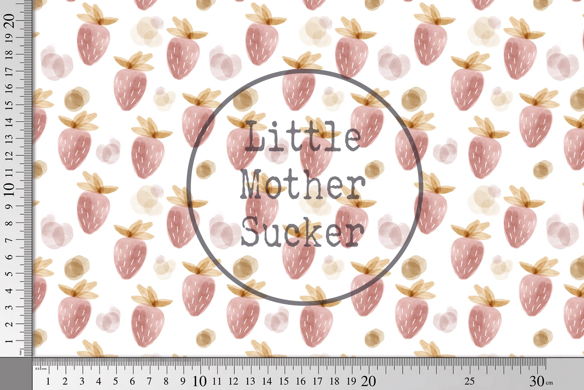 Design "Pastel Strawberries" COLLECTION 0,5 m
