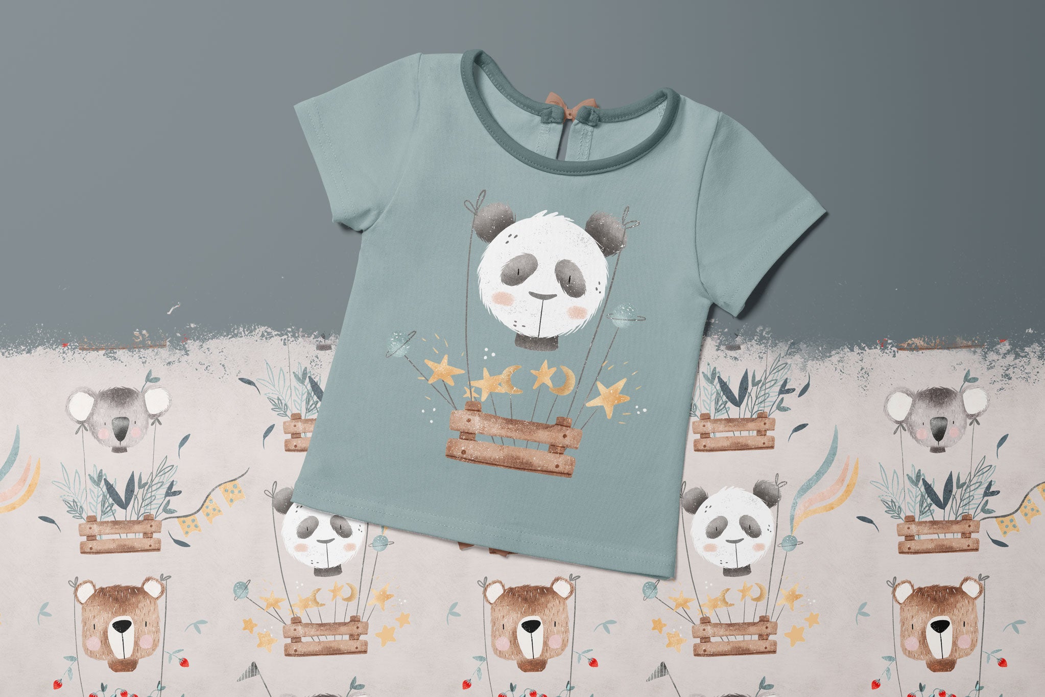 Bügelbild "Jasper Collection" Panda