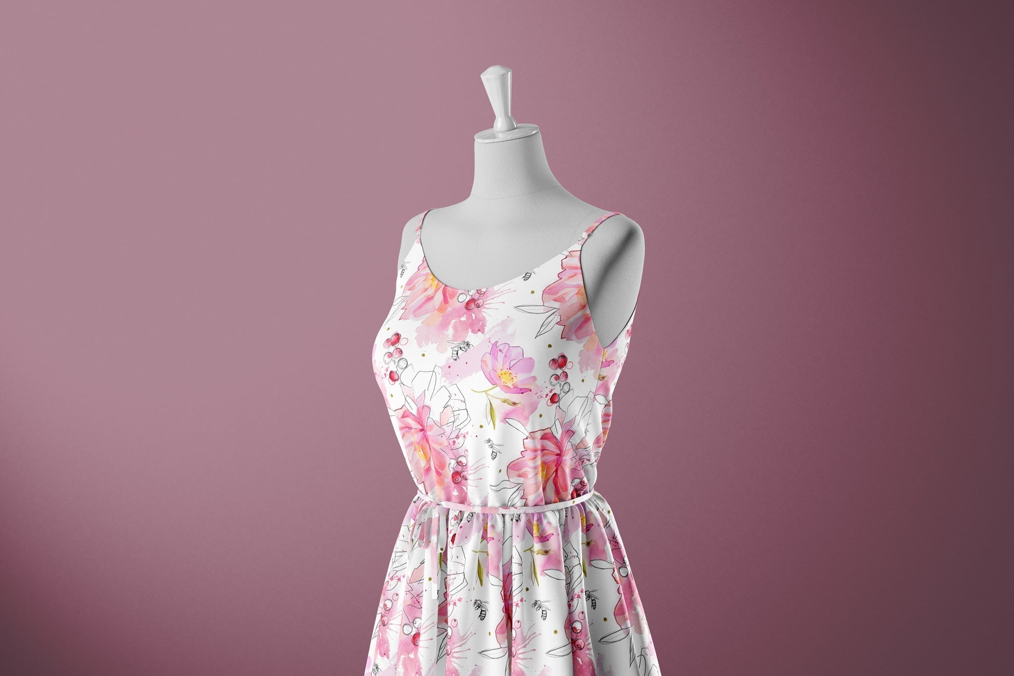 Frottee Jersey "Jules Flowers" 0,5 m