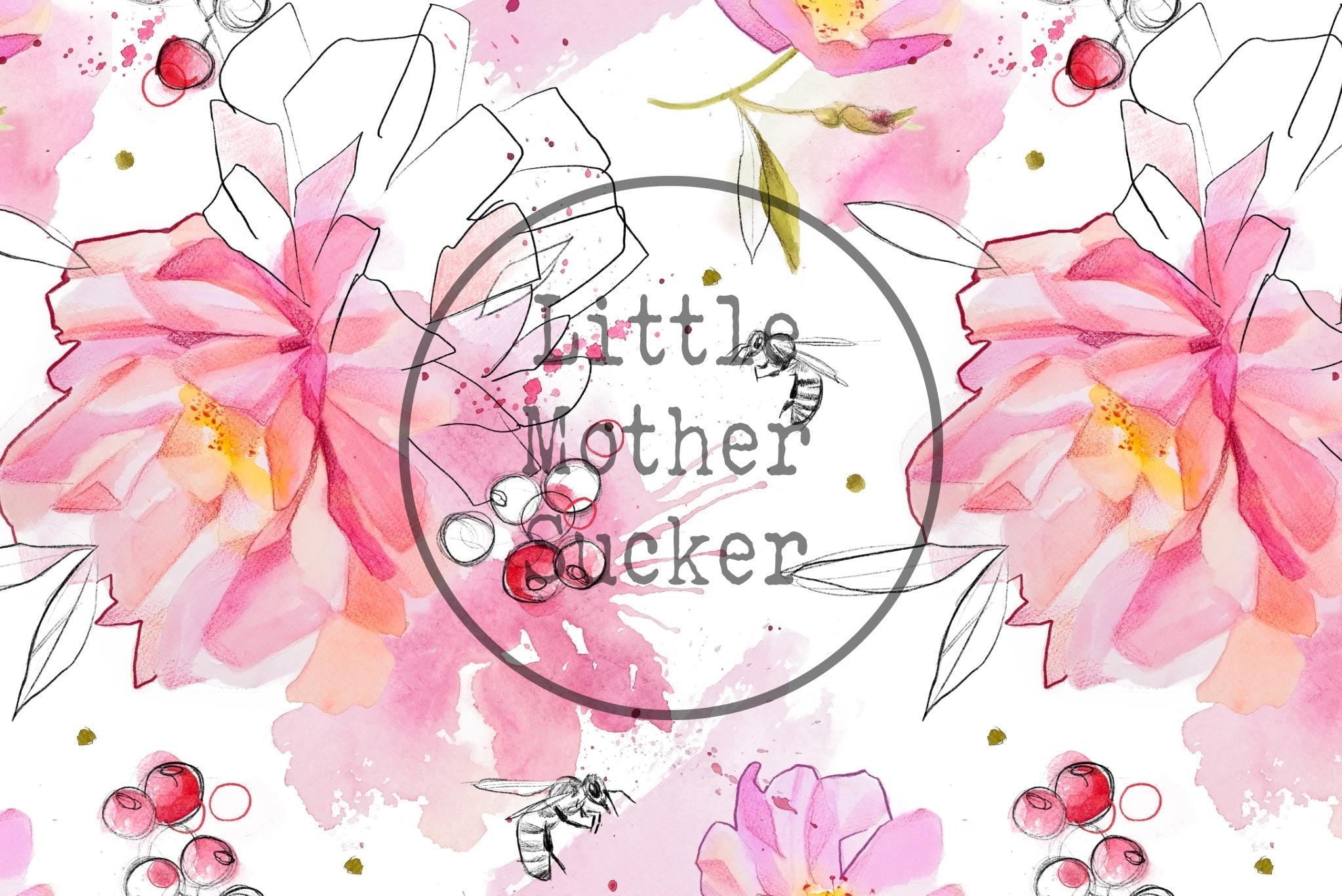 Frottee Jersey "Jules Flowers" 0,5 m